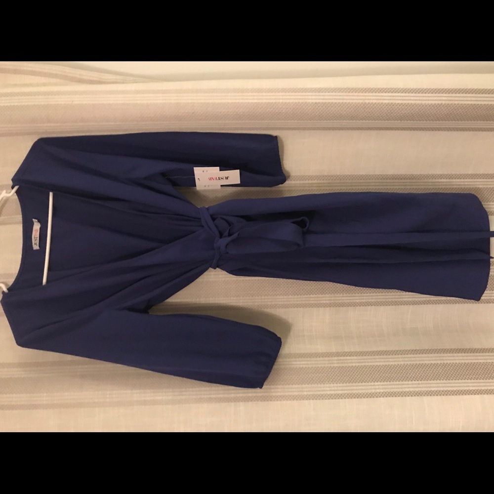 NWT Royal Blue Wrap Dress XL